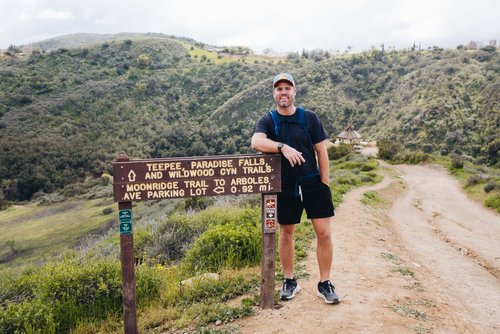 Paradise Falls via Mesa, Teepee and Moonridge Trail, California