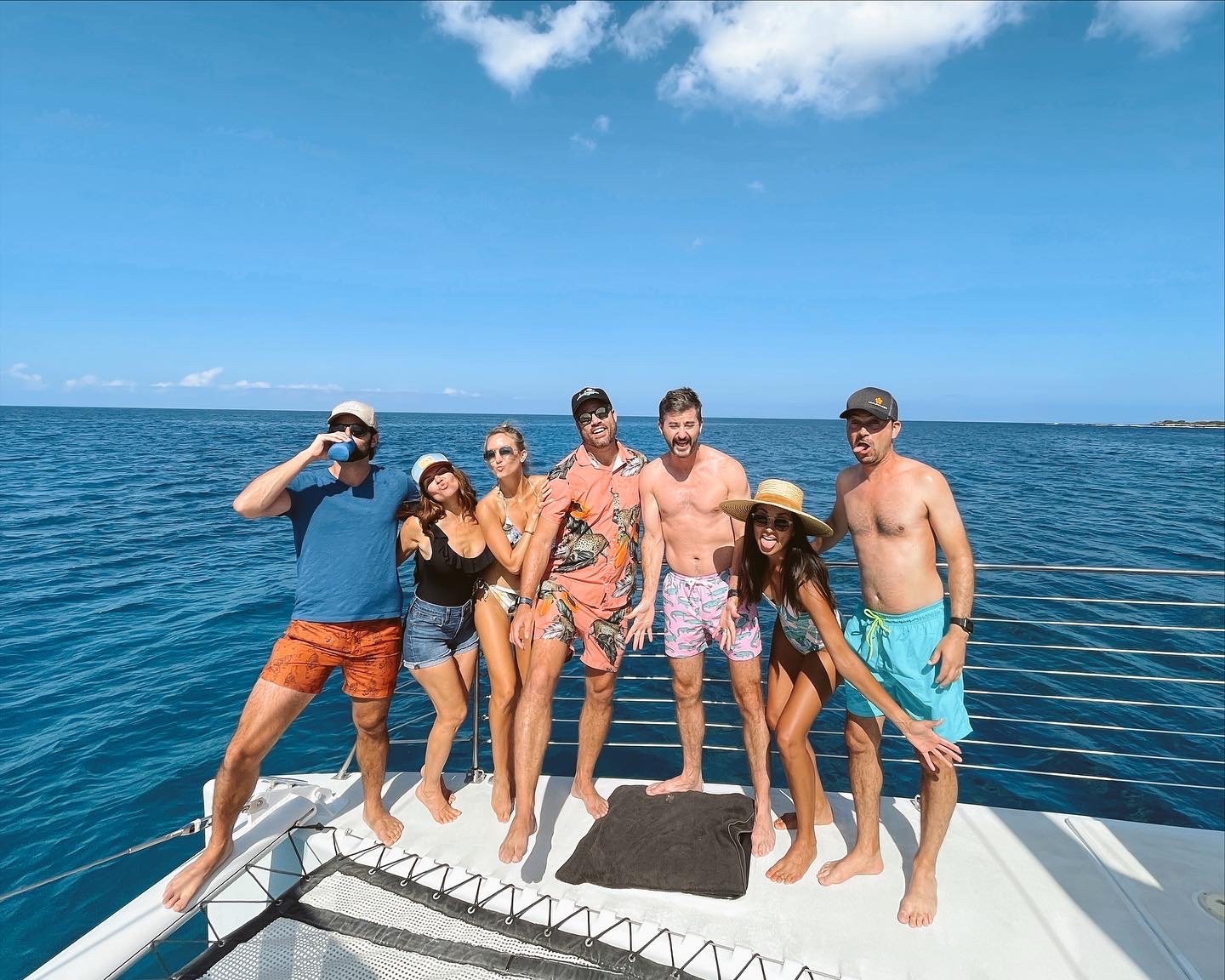 Catamaran Tour with friends on the Big Island of Hawaii