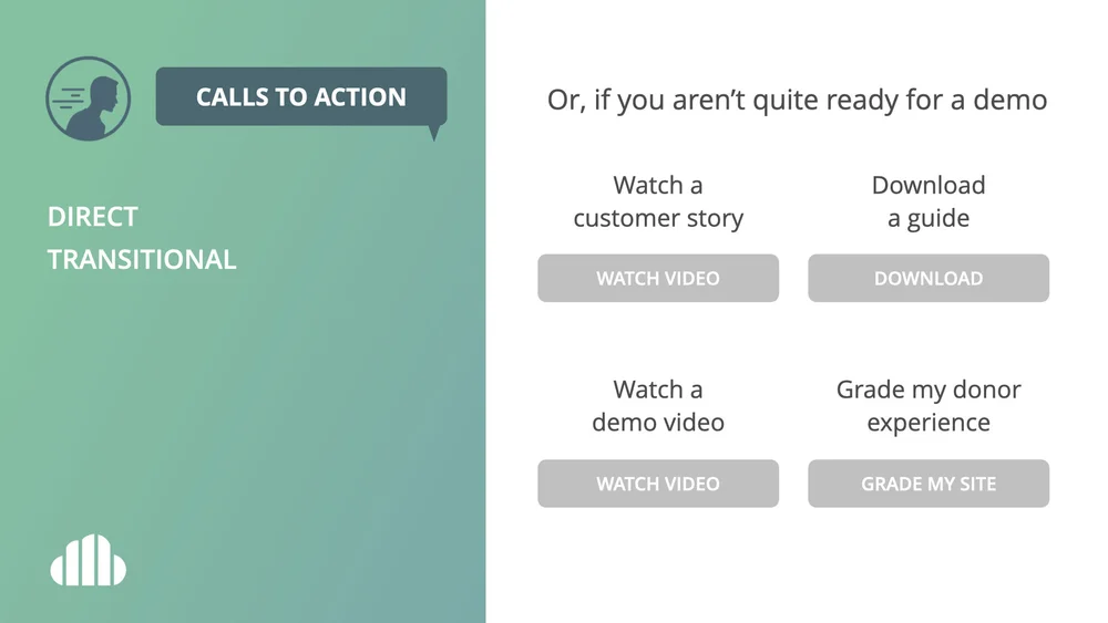 Call to Action (Secondary)