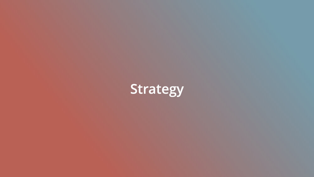 Strategy Next Steps