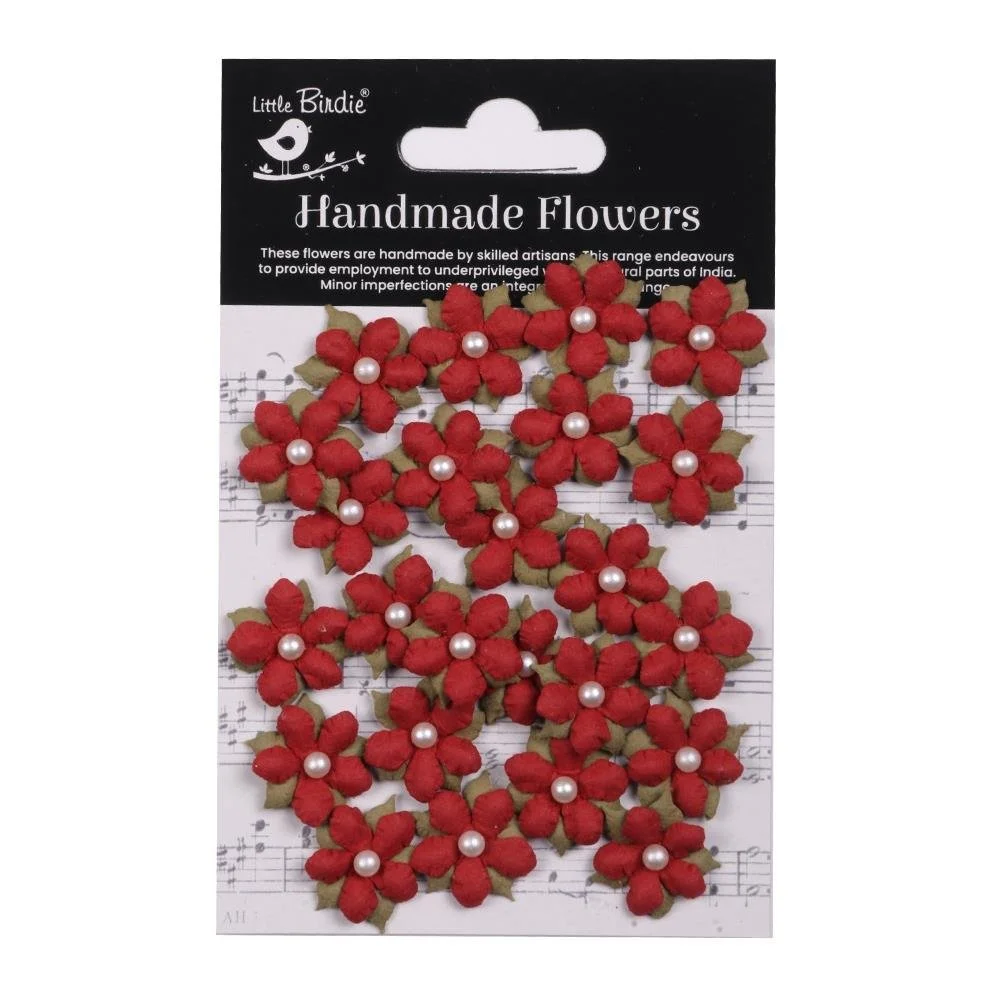 Handmade Flowers Elira Cardinal Red