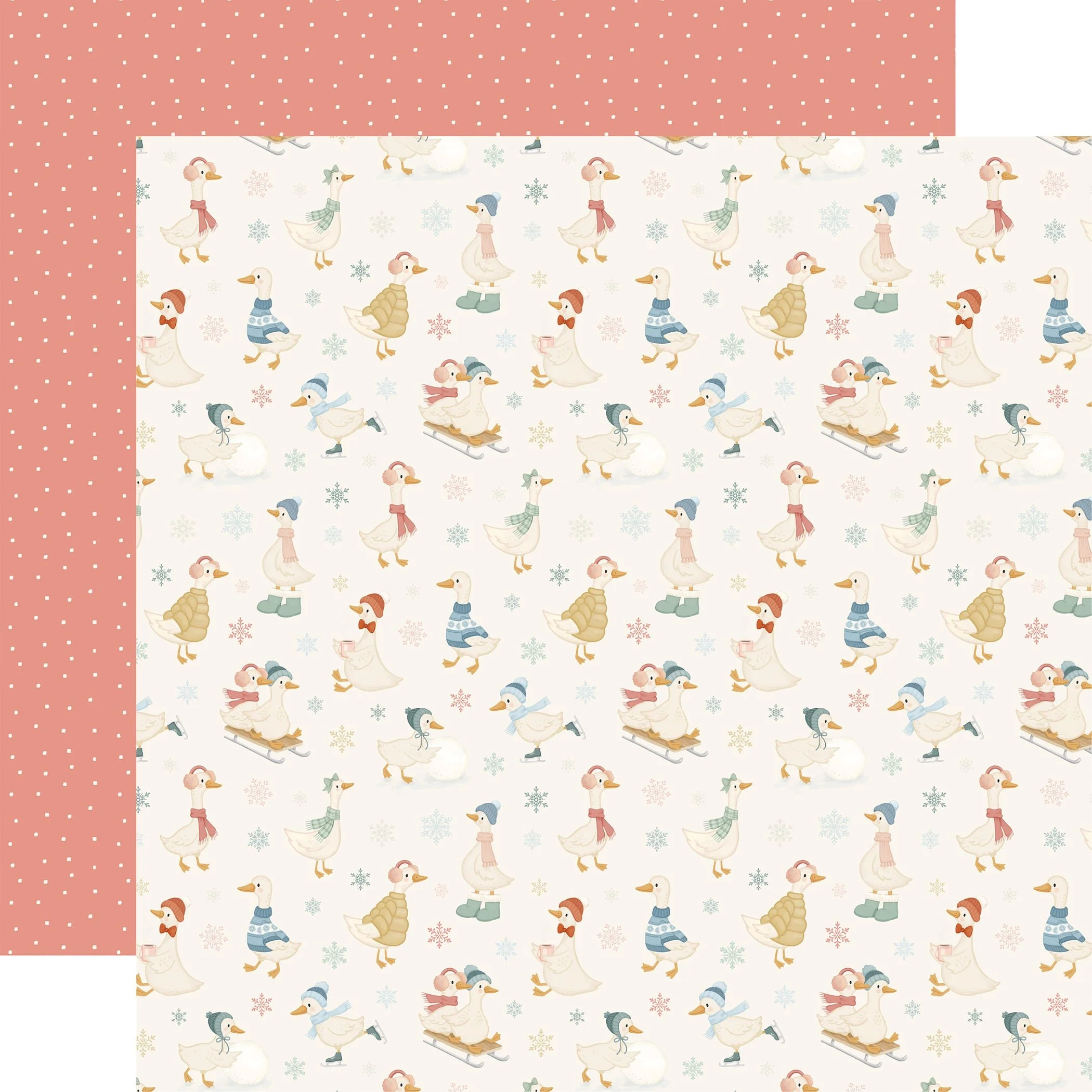 *Pre-Order* Carta Bella Silly Goose Winter 12" x 12" Paper Snowy Goose Games