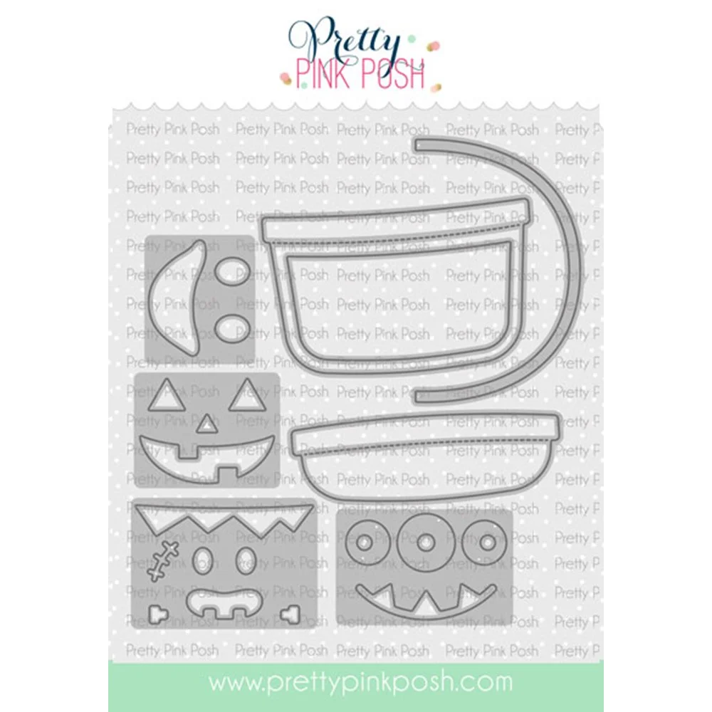 Pretty Pink Posh Candy Bucket Metal Die