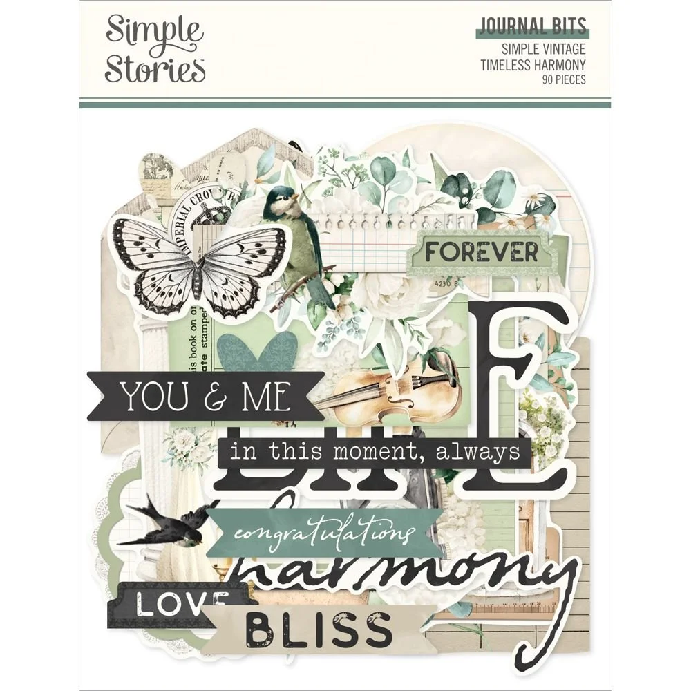 *Pre-Order* Simple Stories Simple Vintage Timeless Harmony Journal Bits & Pieces