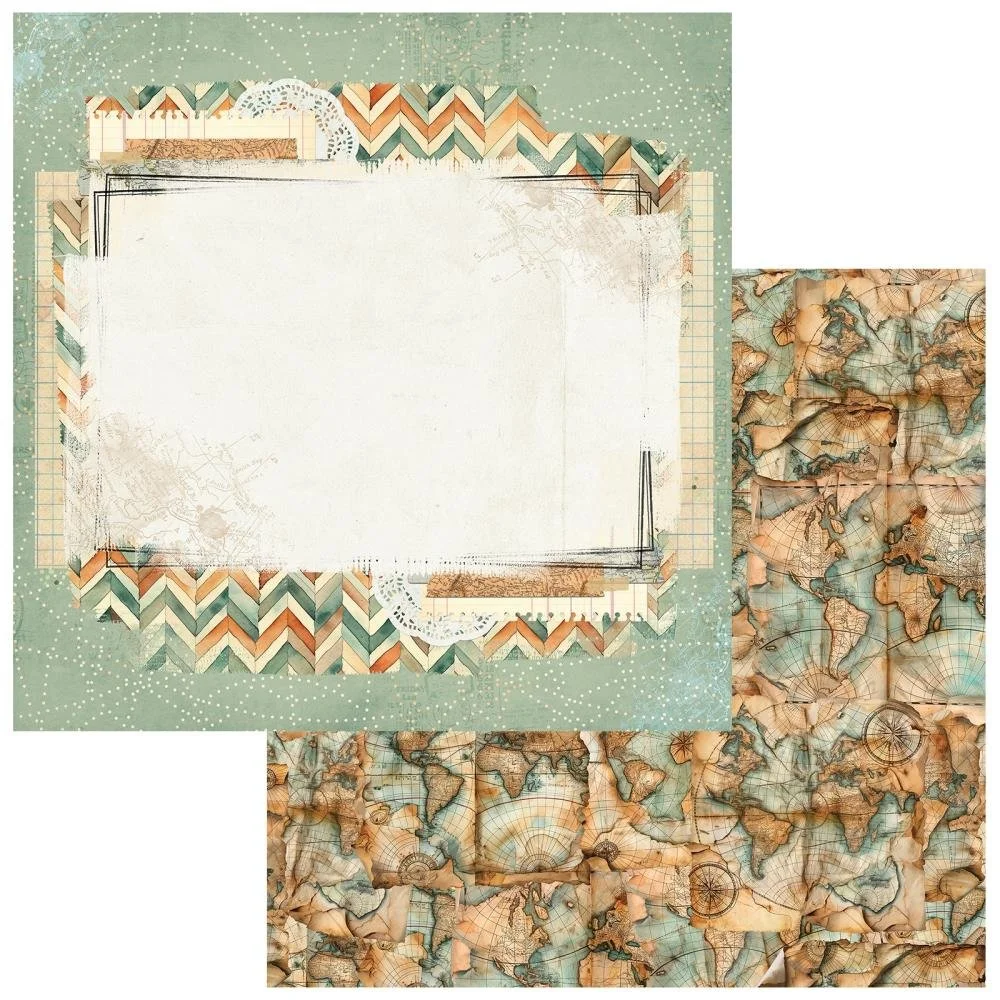 49 & Market Wanderlust Explorer 12" x 12" Paper Explorer Diaries