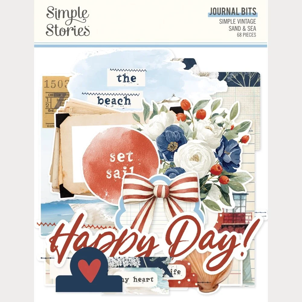 *Pre-Order* Simple Stories Simple Vintage Sand & Sea Journal Bits & Pieces