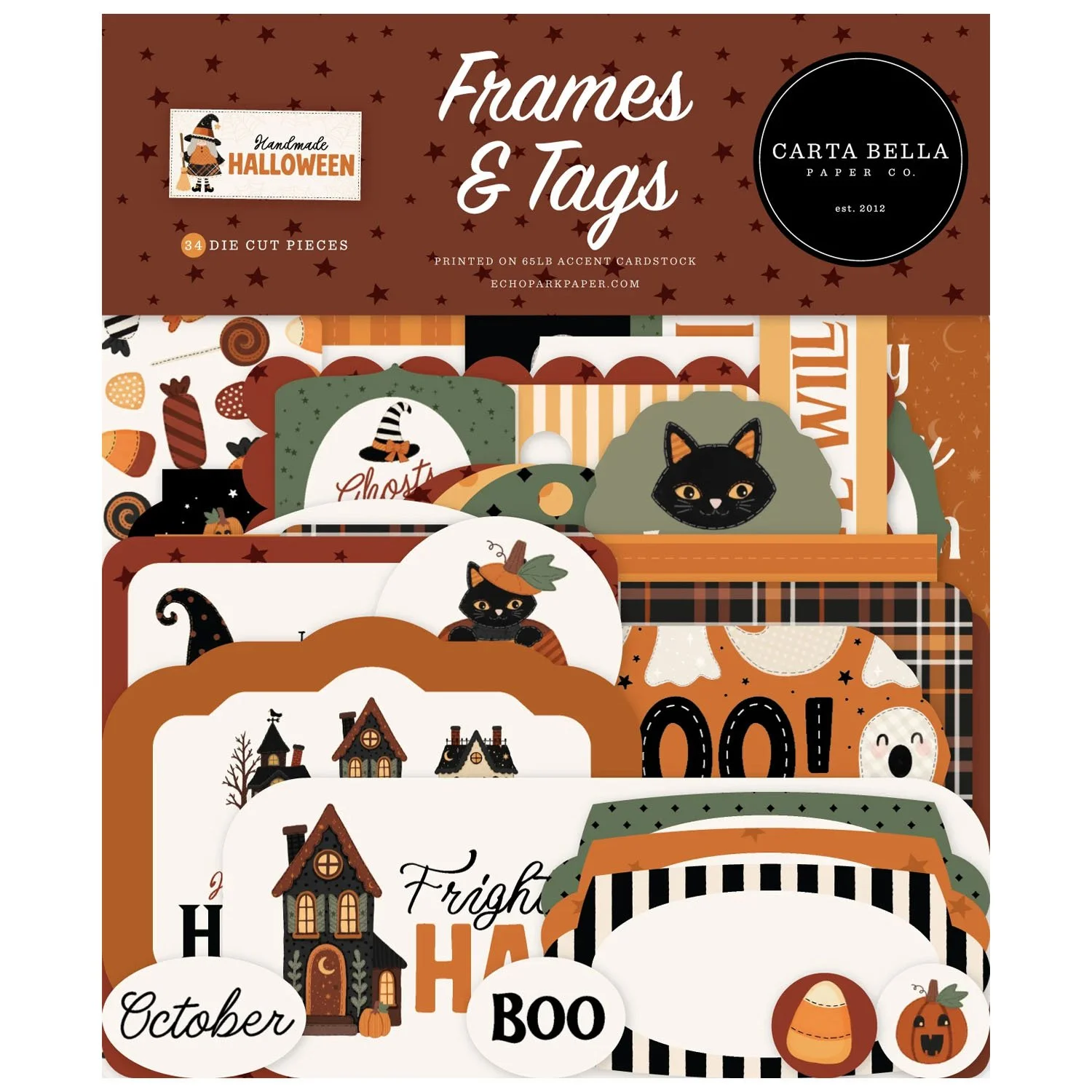 *Pre-Order* Carta Bella Handmade Halloween Frames & Tags
