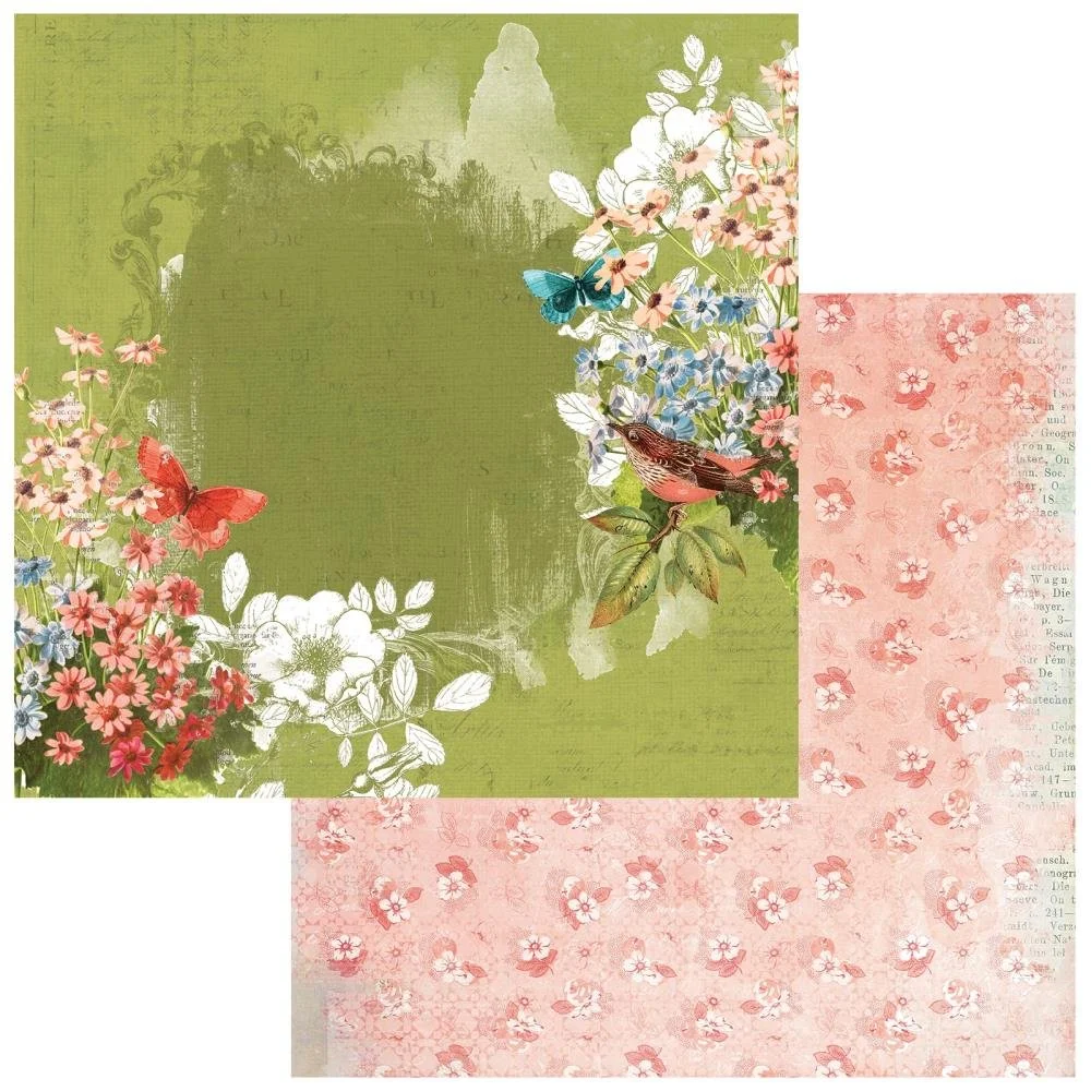 49 & Market Birdsong 12" x 12" Paper Chirps Of Beauty