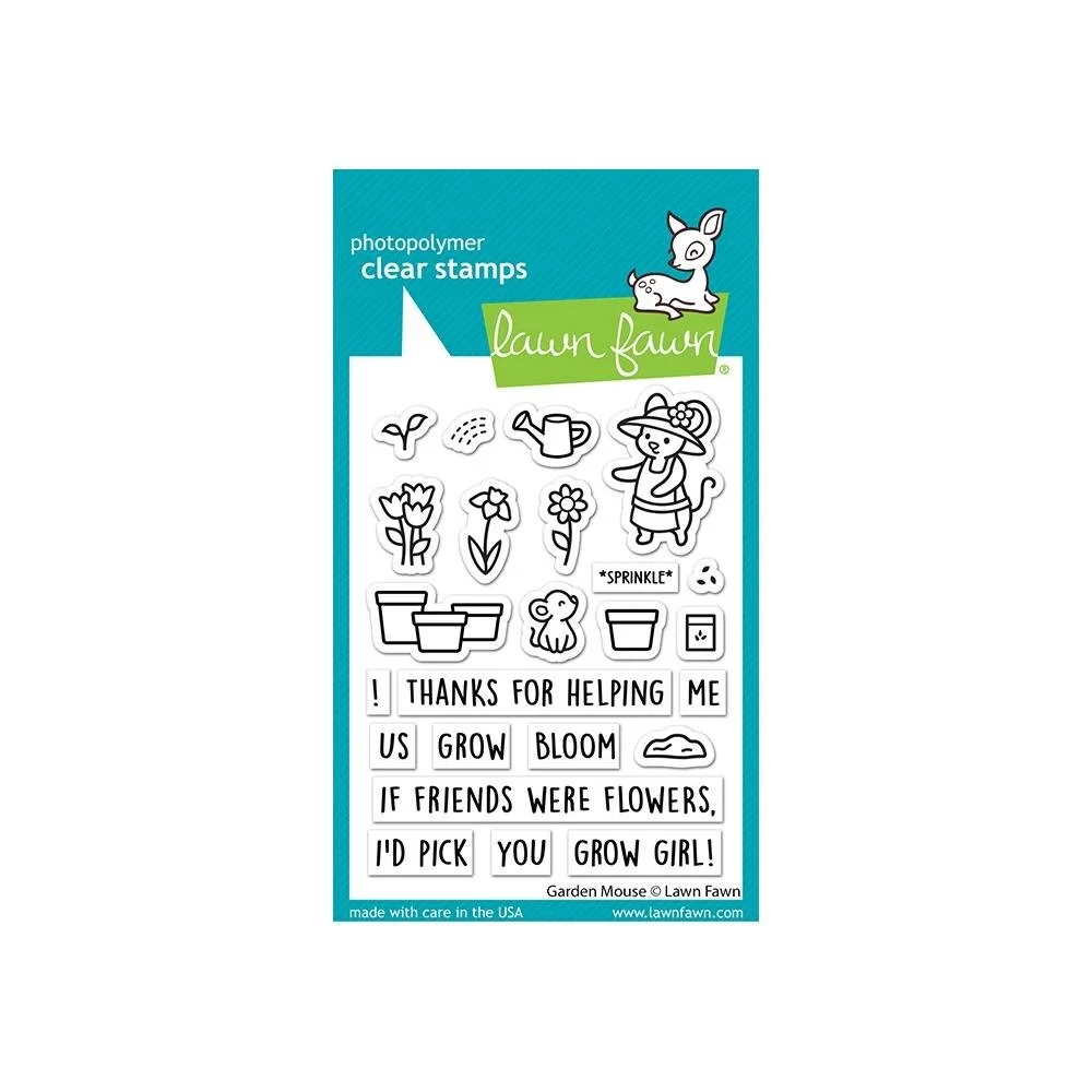 Lawn Fawn Garden Mouse Stamps