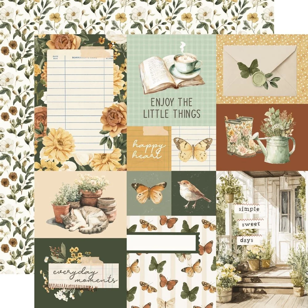 *Pre-Order* Simple Stories Cottage Charm 12" x 12" Paper Combo Elements