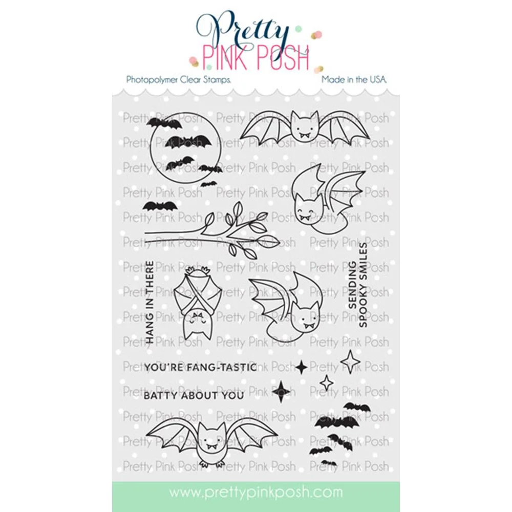 Pretty Pink Posh Batty About You Coordinating Die Set