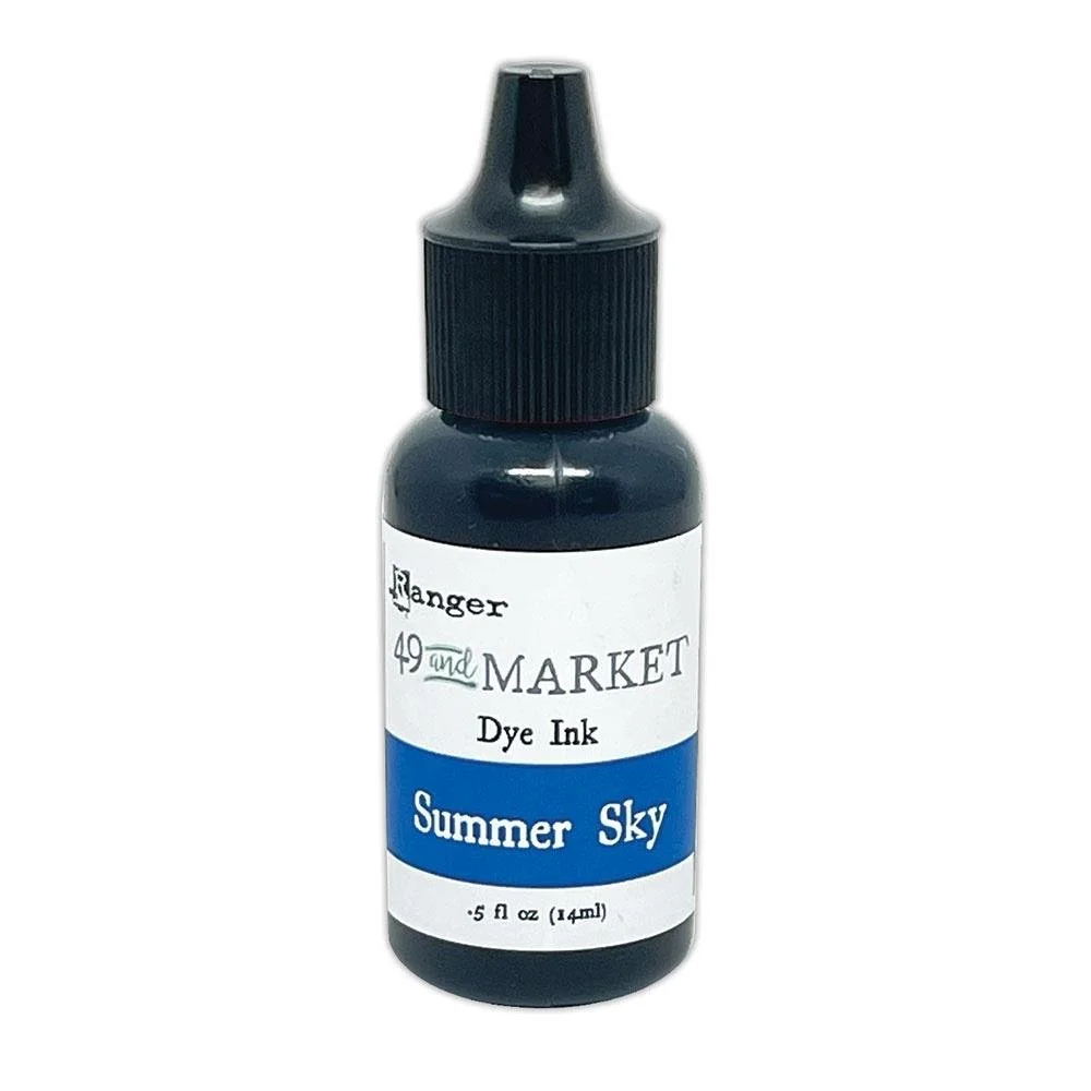 49 And Market Dye Ink Re-Inker Summer Sky