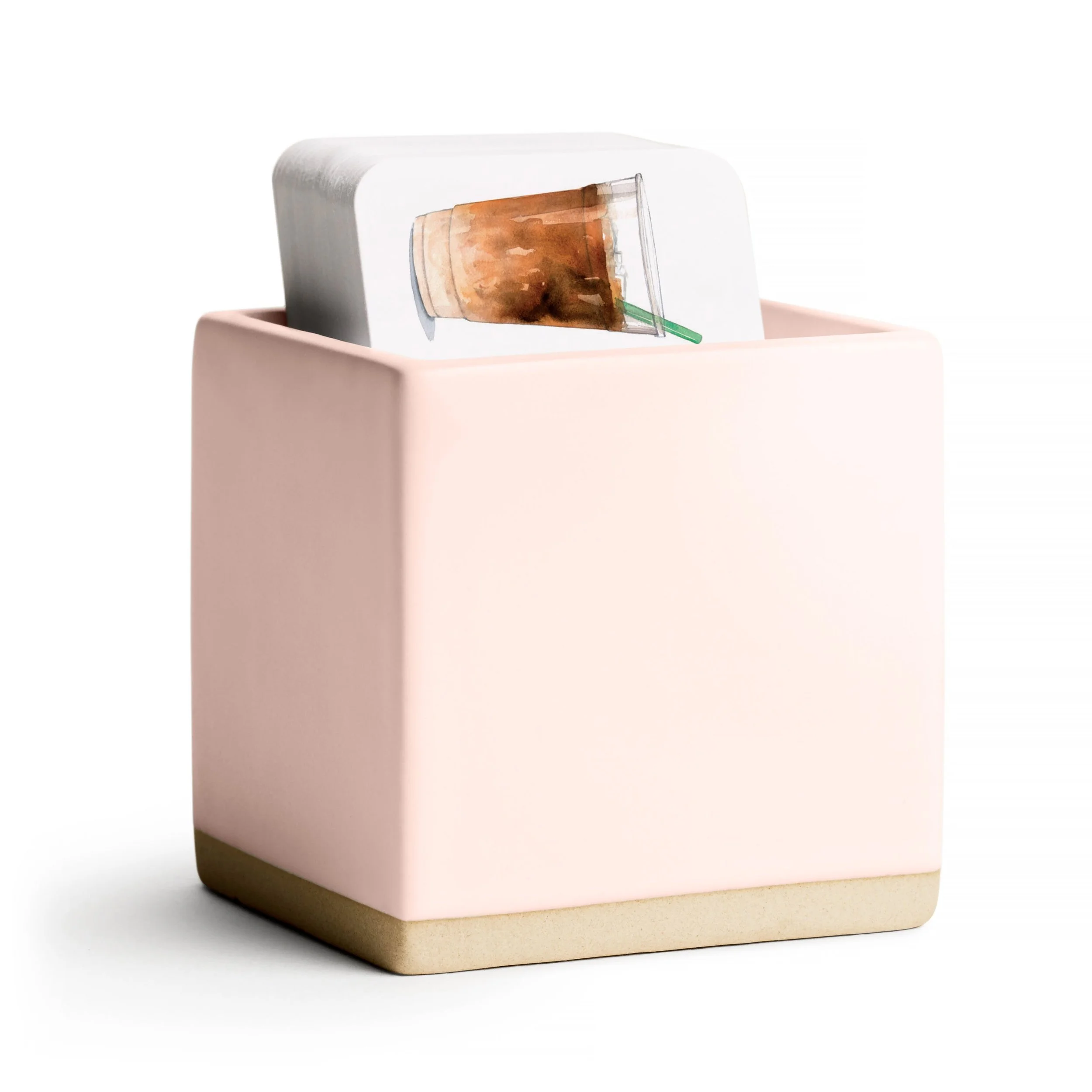 E. Frances Paper Little Notes Ceramic Holder Petal