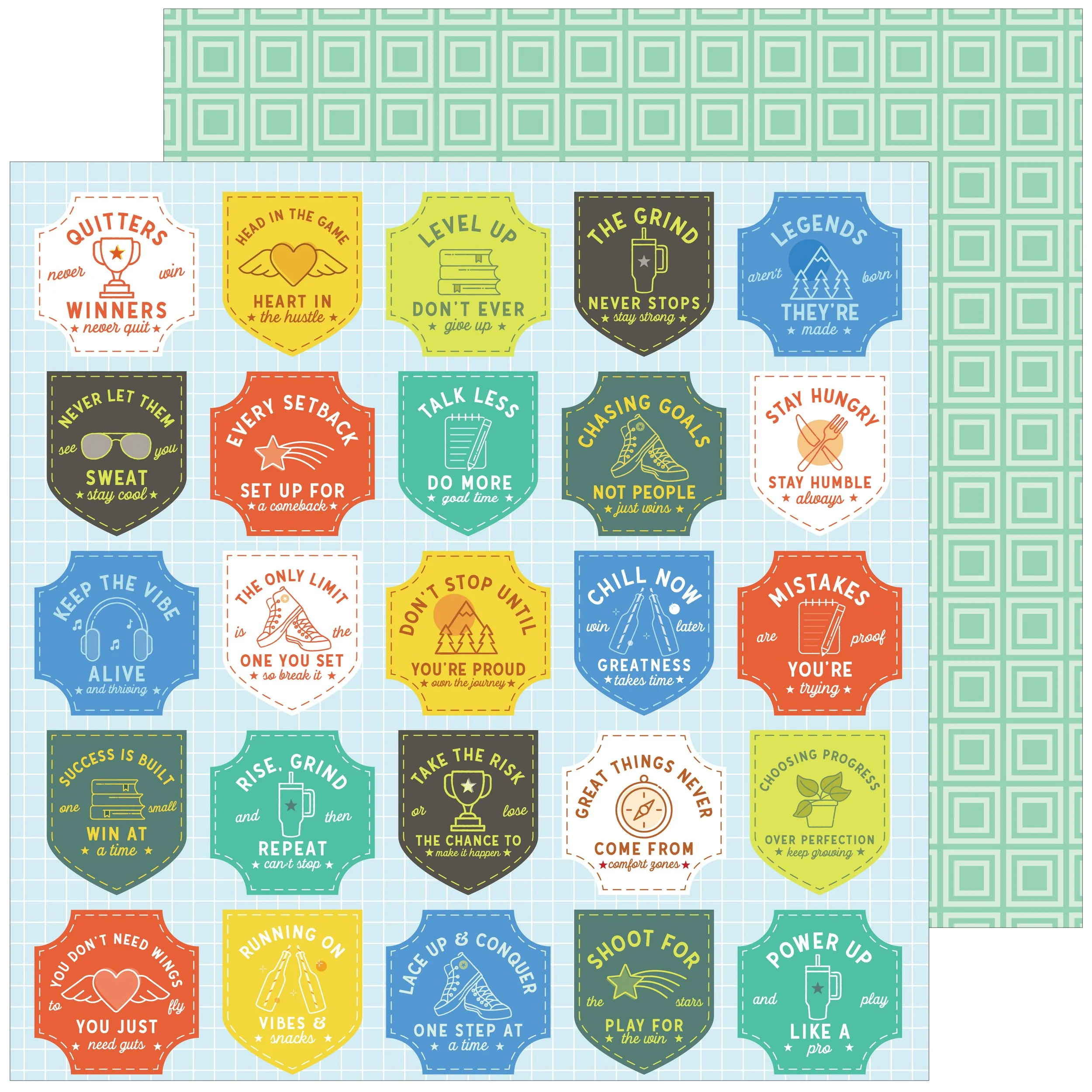 Pinkfresh Studio Paige Evans Legendary 12" x 12" Paper Legendary Moments