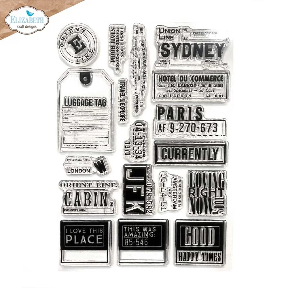Elizabeth Crafts Designs Clear Stamps Travels From the Past 3