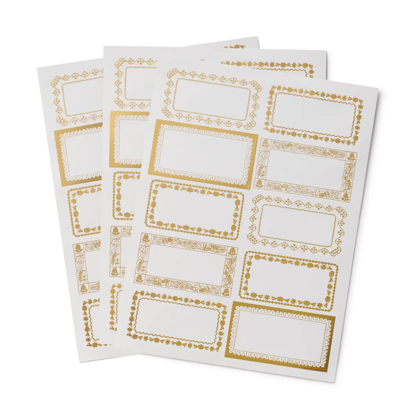 Rifle Paper Co. Gold Floral Labels