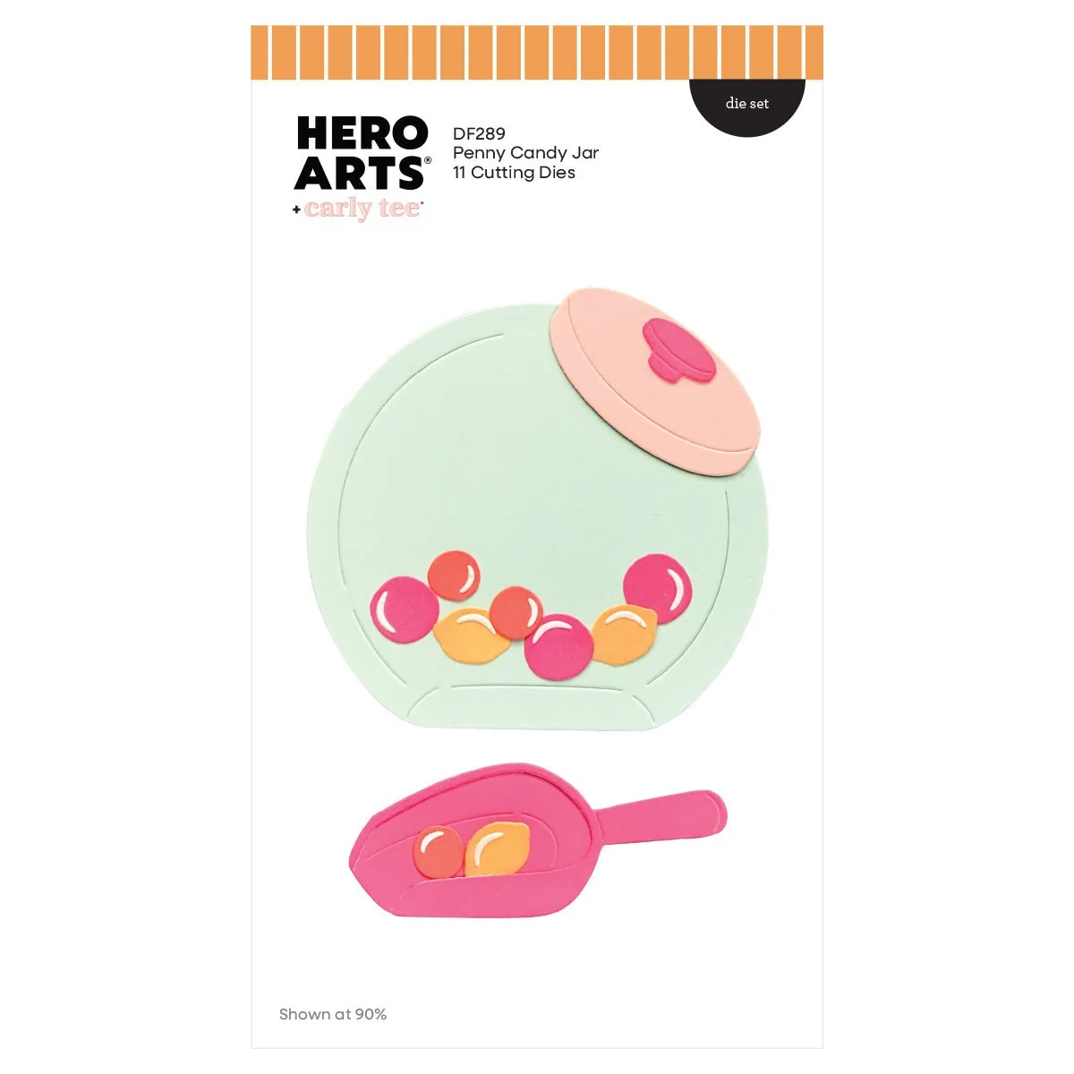 Hero Arts Penny Candy Jar Die Set by Carly Tee