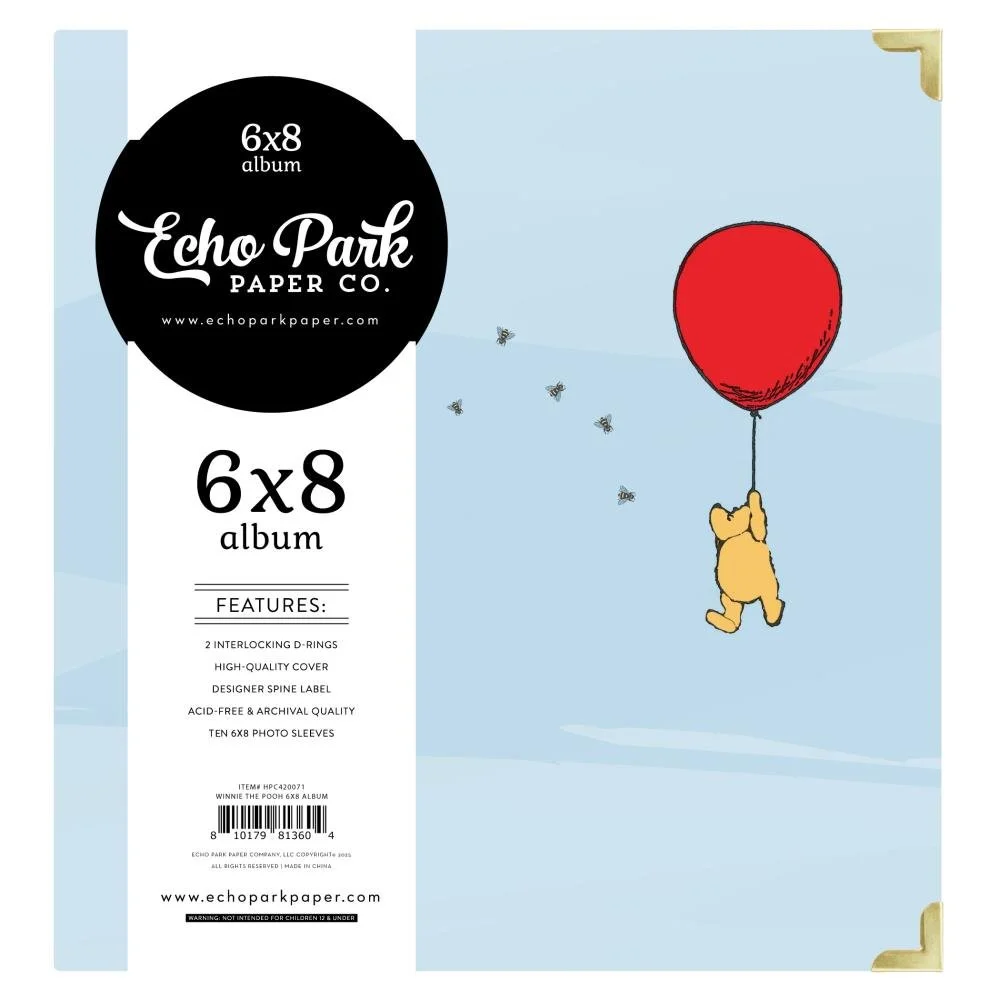 Echo Park The House At Pooh Corner 6" x 8" Album Winnie the Pooh