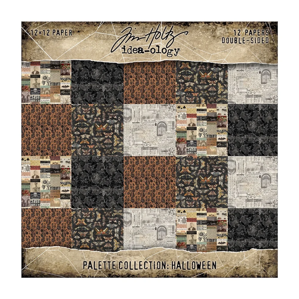 *Pre-Order* Tim Holtz Idea-ology Halloween 12 x 12 Palette Paper Collection