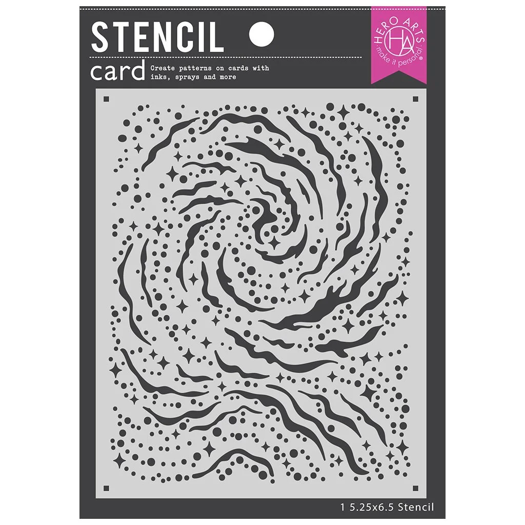 Hero Arts Nebula Cluster Stencil