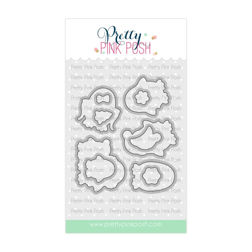 Pretty Pink Posh Penguin Friends Coordinating Dies