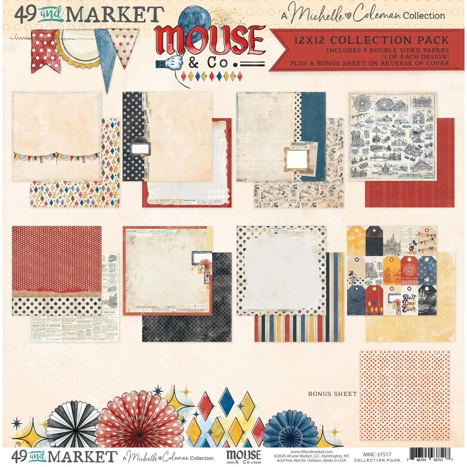 *Pre-Order* 49 & Market Mouse & Co. 12" x 12" Collection Pack