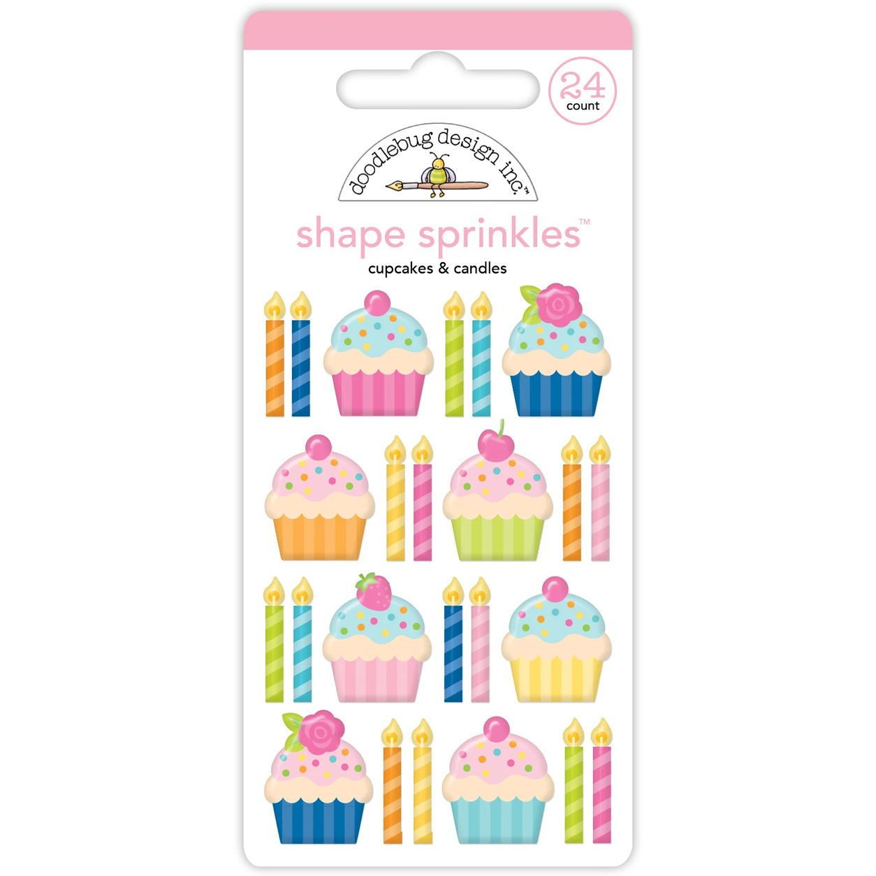 *Pre-Order* Doodlebug Cupcakes & Candles Cupcakes & Candles Shape Sprinkles