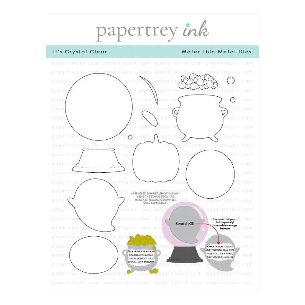 Papertrey Ink It's Crystal Clear Die