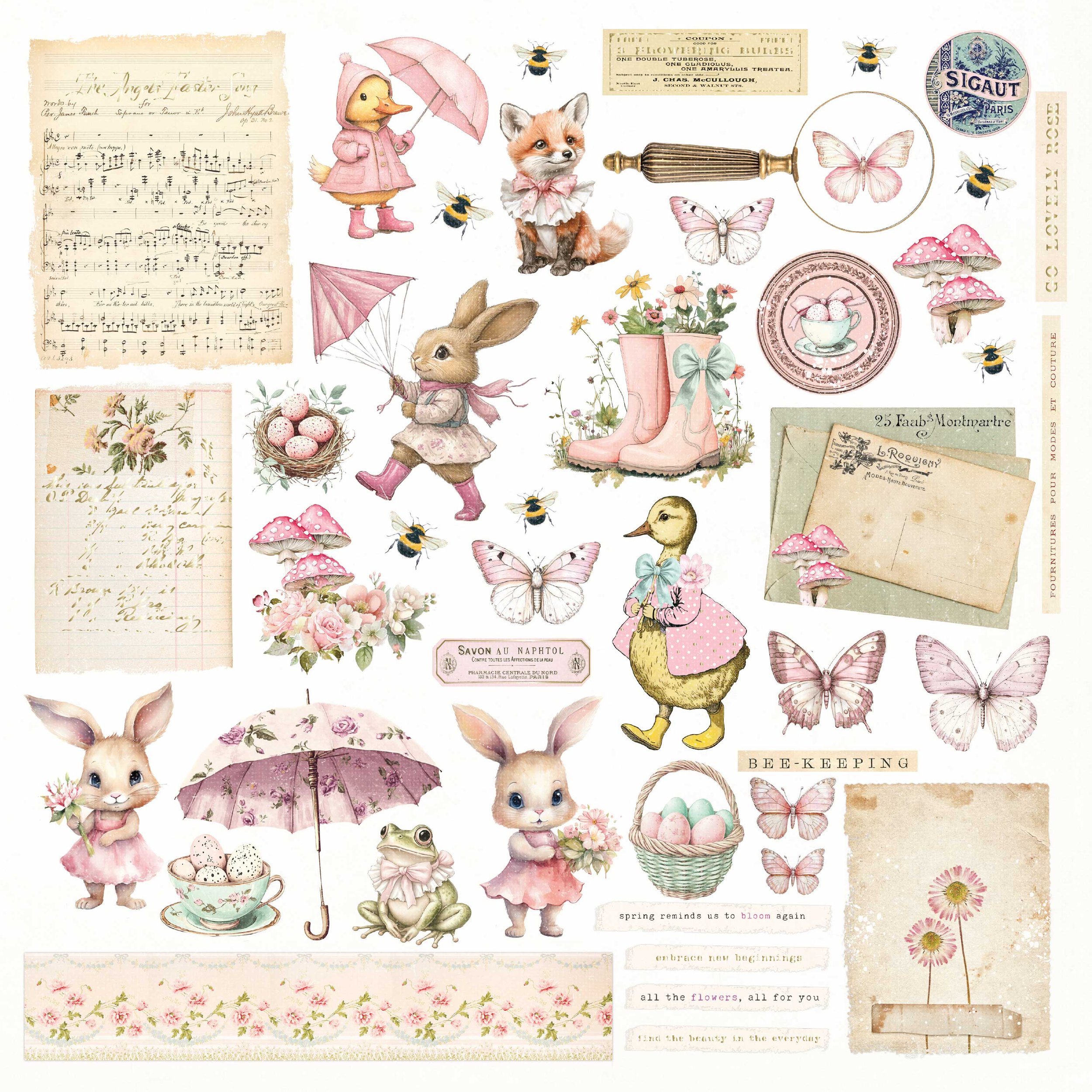 Prima Sweet Spring by Frank Garcia®  Ephemera Sweet Spring