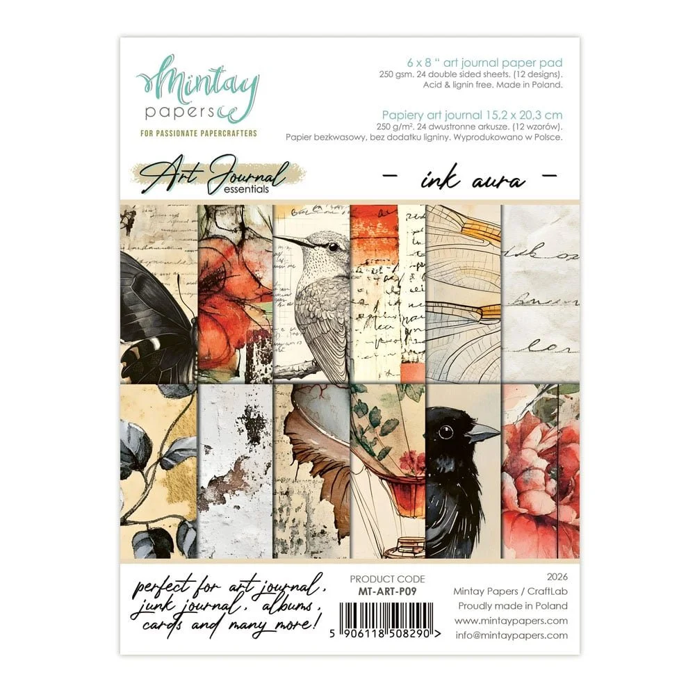 *Pre-Order* Mintay Art Journal Essentials 6" x 8" Paper Pad Ink Aura
