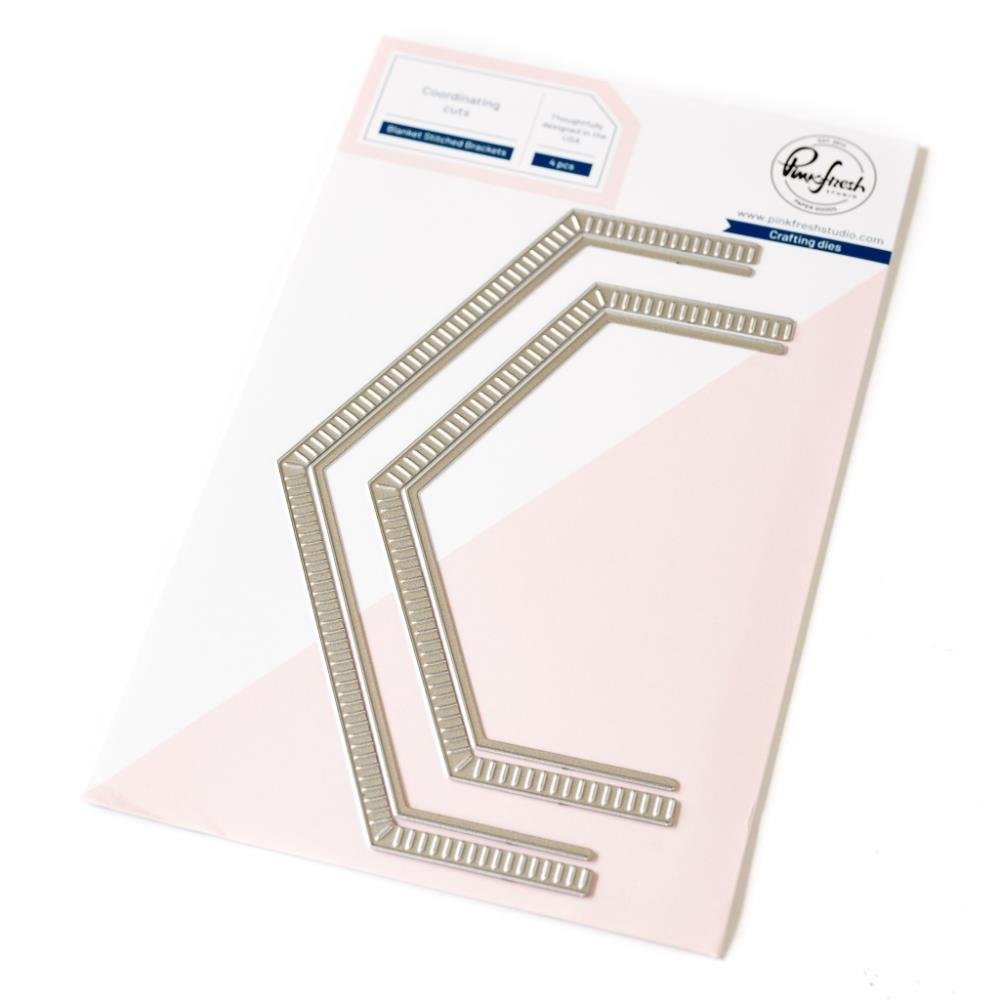 Pinkfresh Studio Essentials Die Set Blanket Stitched Brackets
