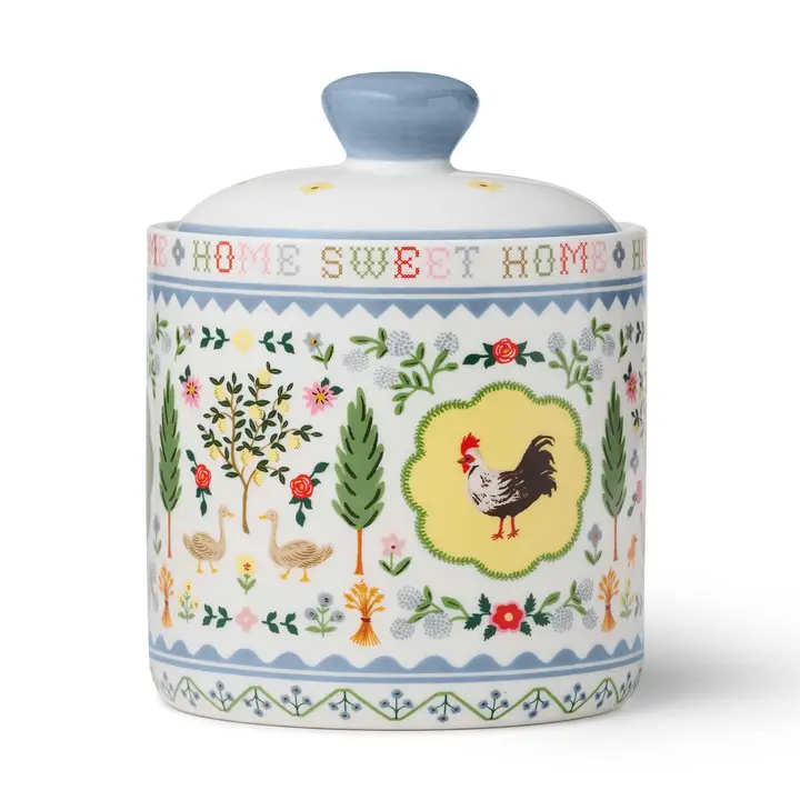Rifle Paper Co. Home Sweet Home Porcelain Canister
