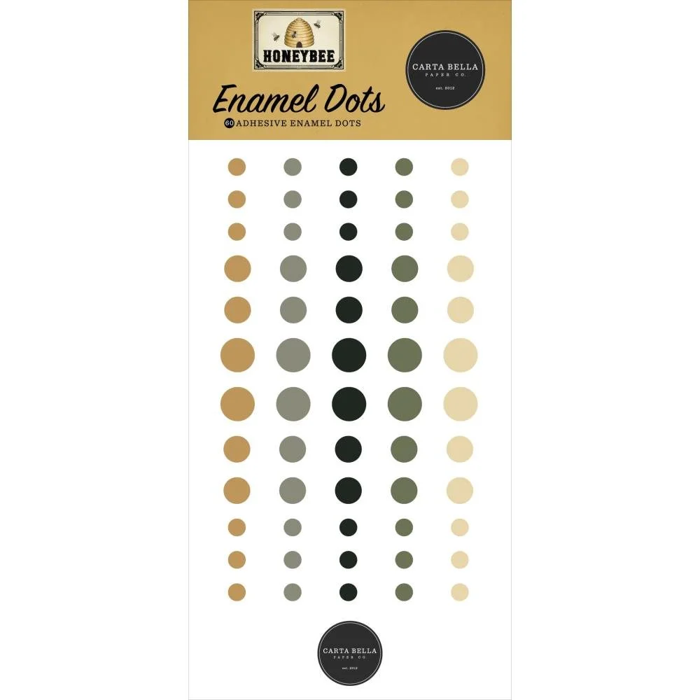 Carta Bella Honey Bee Enamel Dots