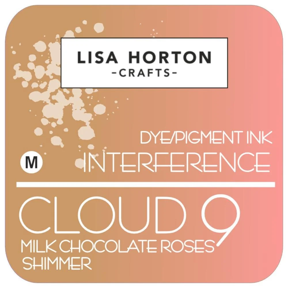 Lisa Horton Crafts Interference Ink Pad Milk Chocolate Roses Shimmer