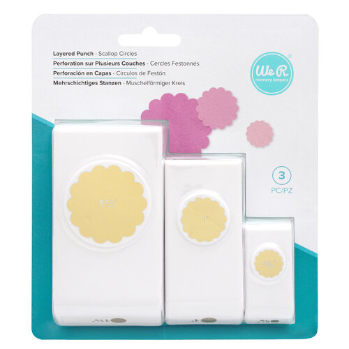 We R Memory Keepers - Nesting Punches - Scallop Circles