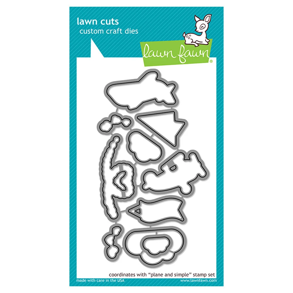 Lawn Fawn - Lawn Cuts - Dies - Plane and Simple