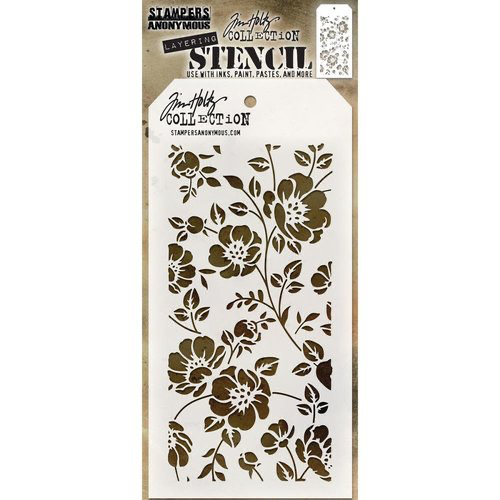Tim Holtz Stencil -Floral