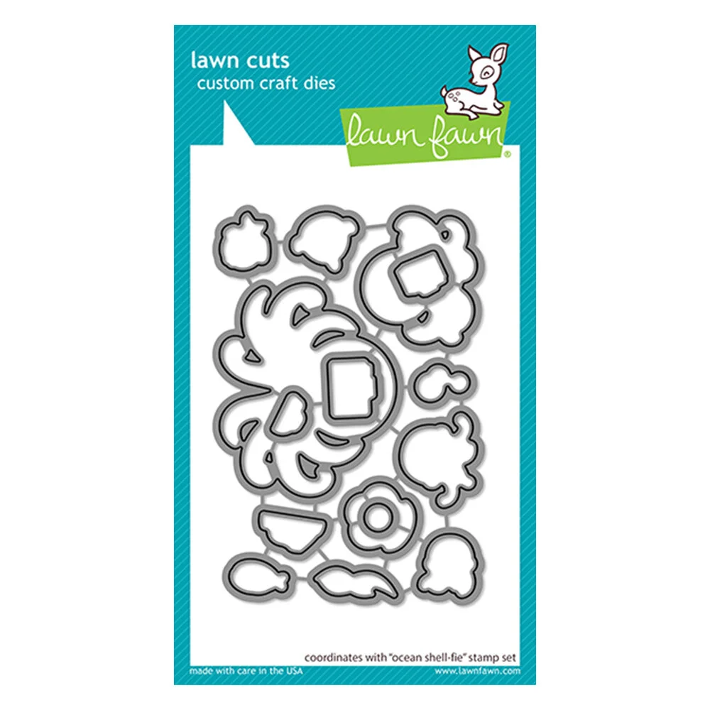 Lawn Fawn - Lawn Cuts - Dies - Ocean Shell-fie