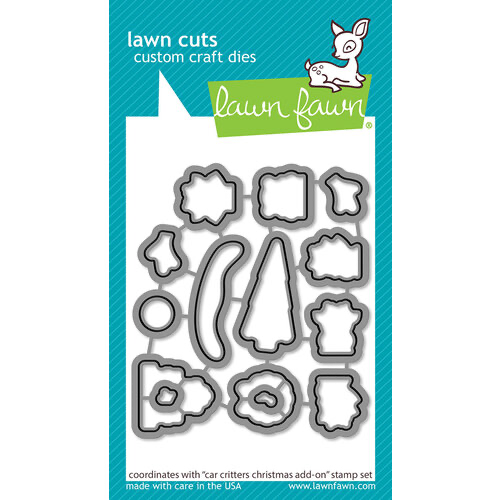 Lawn Fawn - Lawn Cuts - Dies - Car Critters - Christmas Add-On