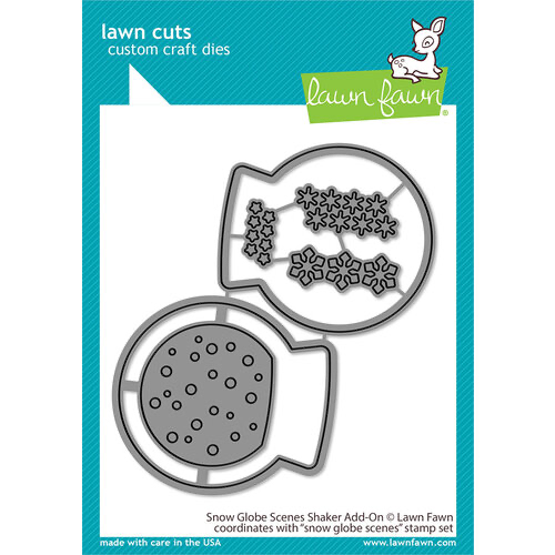 Lawn Fawn Snow Globe Scenes Metal Dies Shaker Add-On