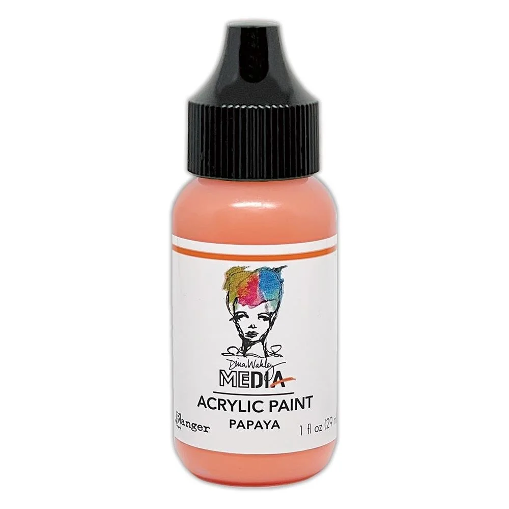 Dina Wakley Media Acrylic Paint Papaya