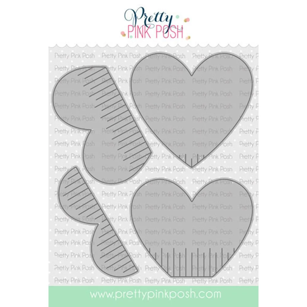 Pretty Pink Posh Fringe Heart