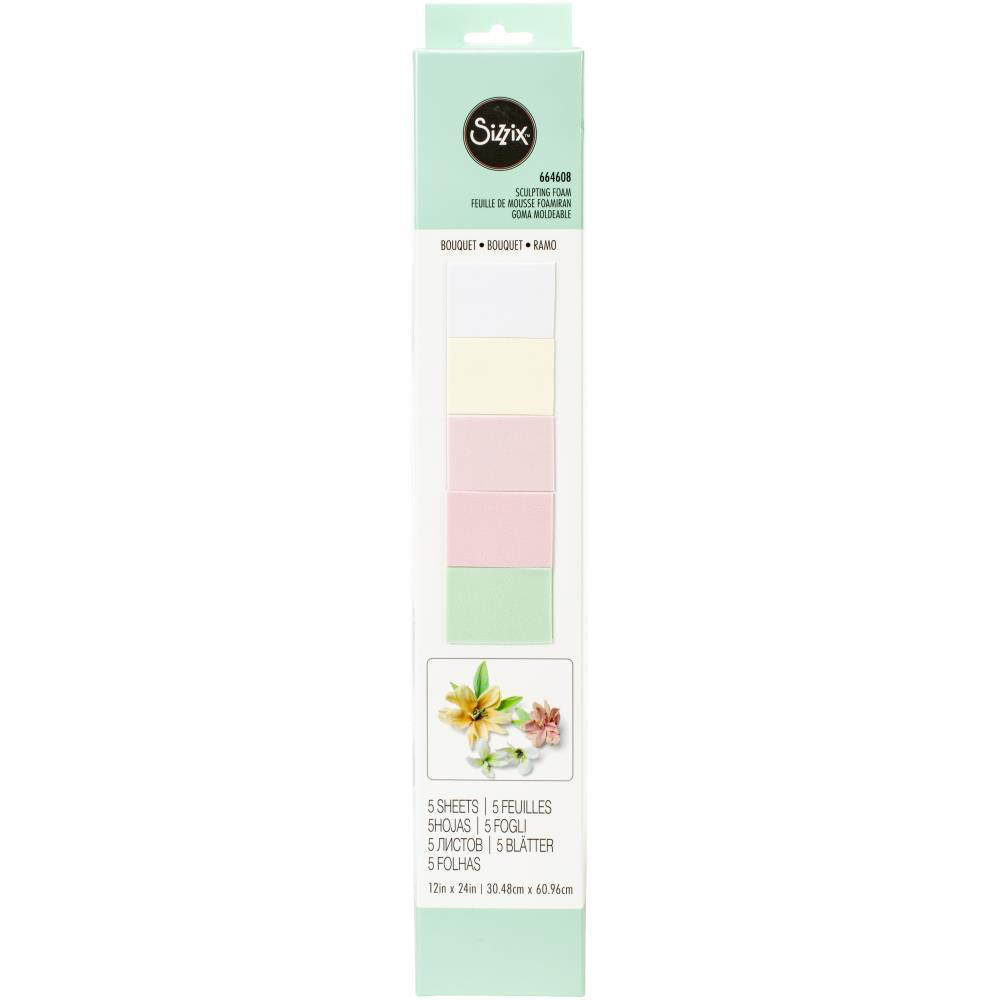 Sizzix Surfacez Sculpting Foam 12X24 5/Pkg Bouquet