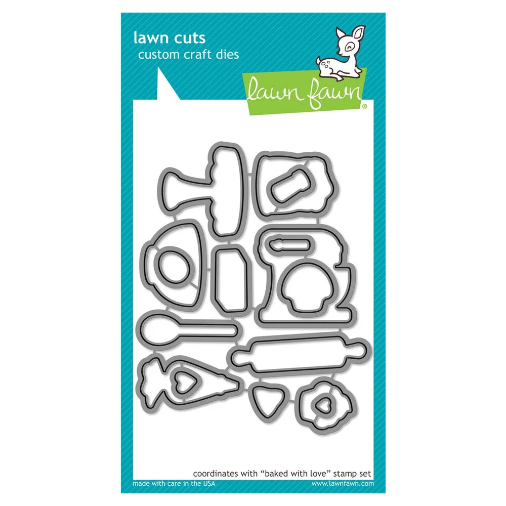 Lawn Fawn - Lawn Cuts - Dies - Baked With Love