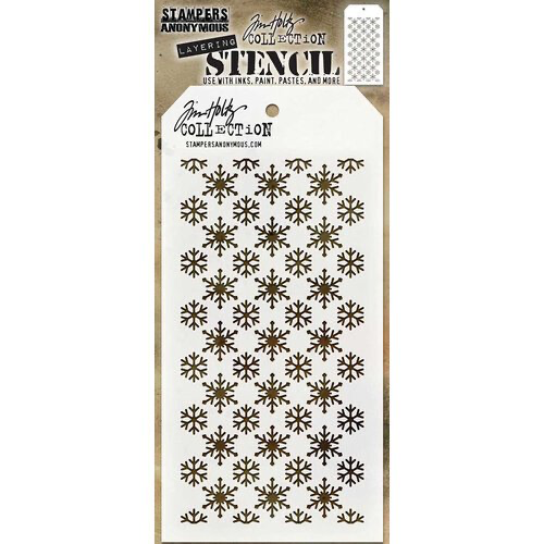Tim Holtz Stampers Anonymous - Flurries Stencil 