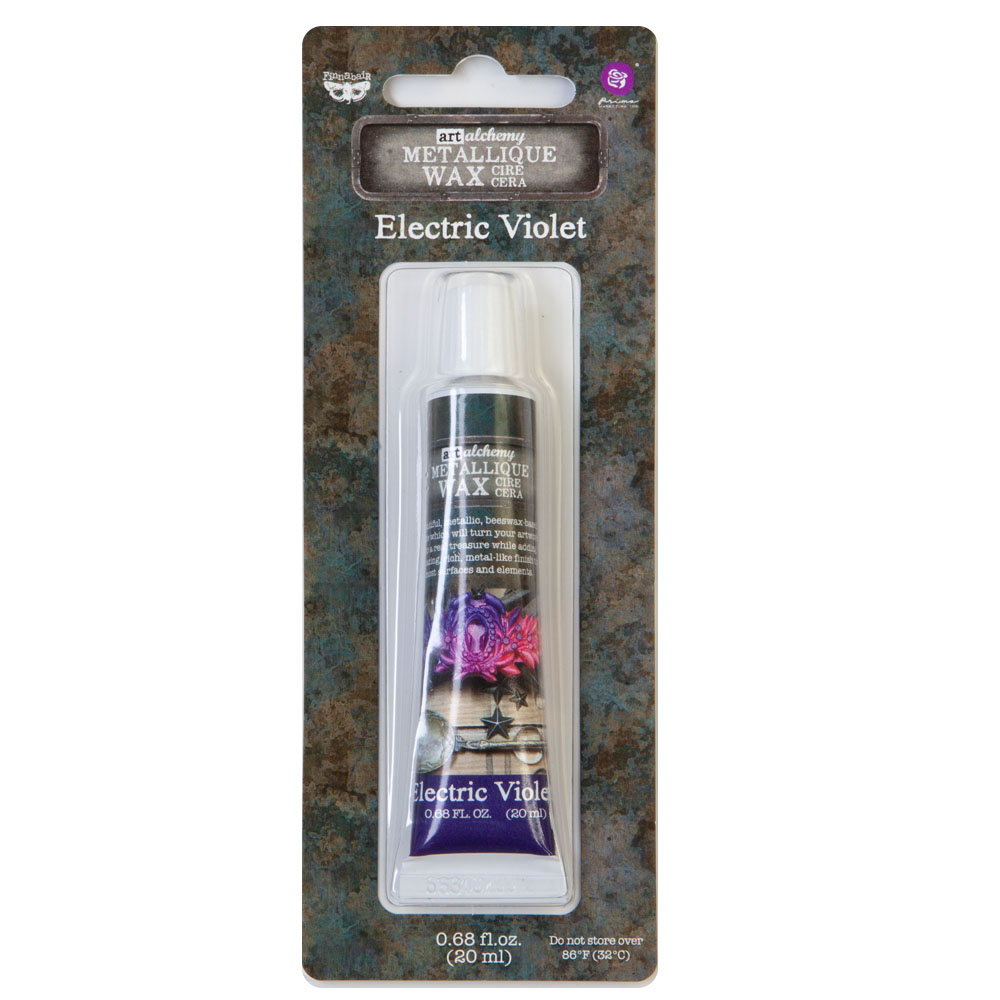 Prima Finnabair Art Alchemy Metallique Wax Electric Violet