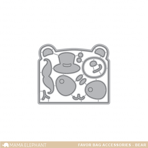 Mama Elephant - Favor Bag Bear Dies