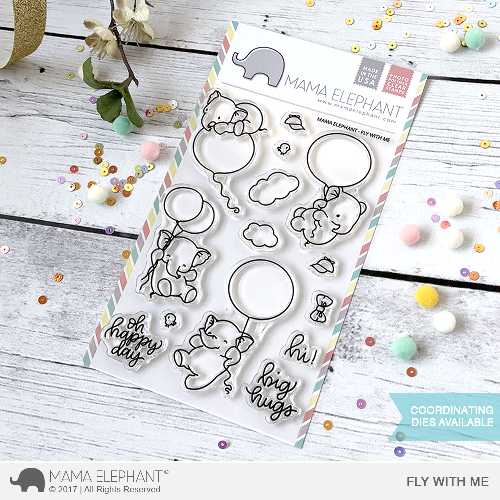 Mama Elephant - Fly With Me Stamps