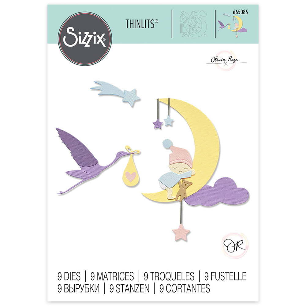 Sizzix - Thinlits Dies - Lunar Baby