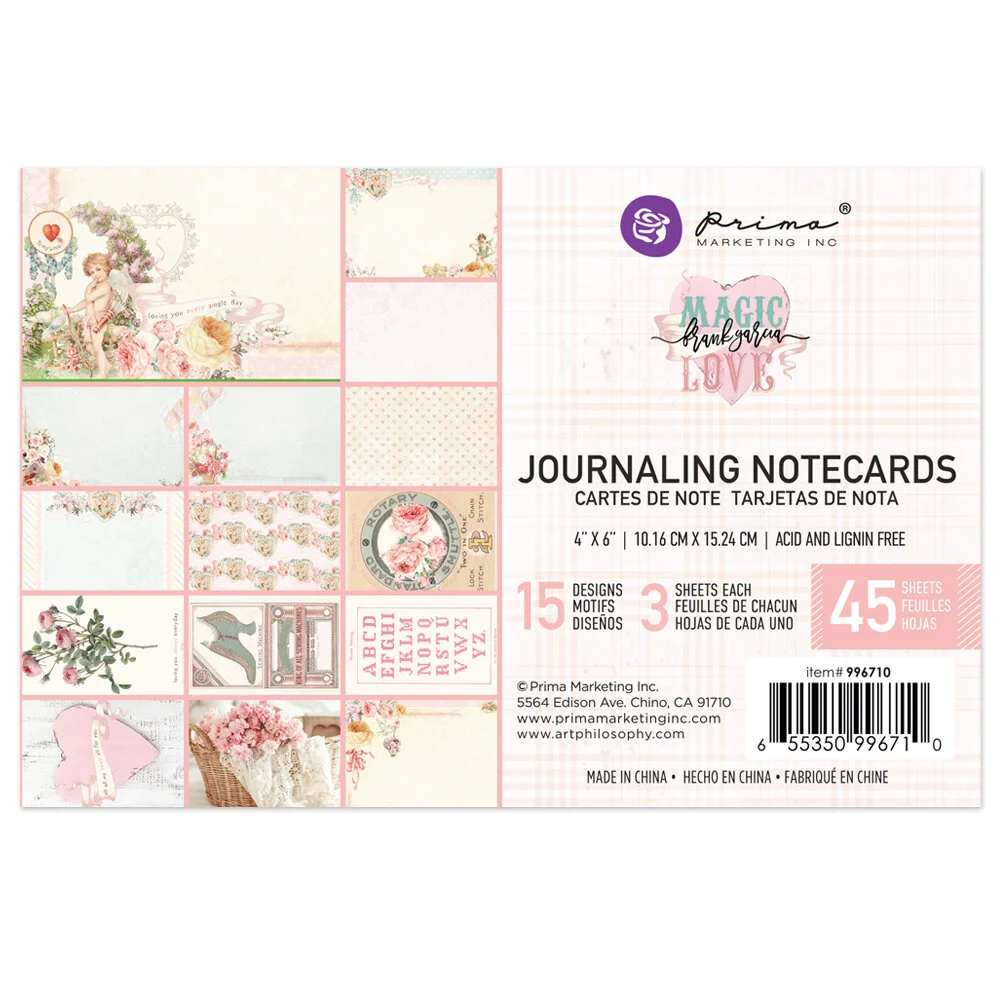 Magic Love by Frank Garcia® 4x6 Journaling Cards